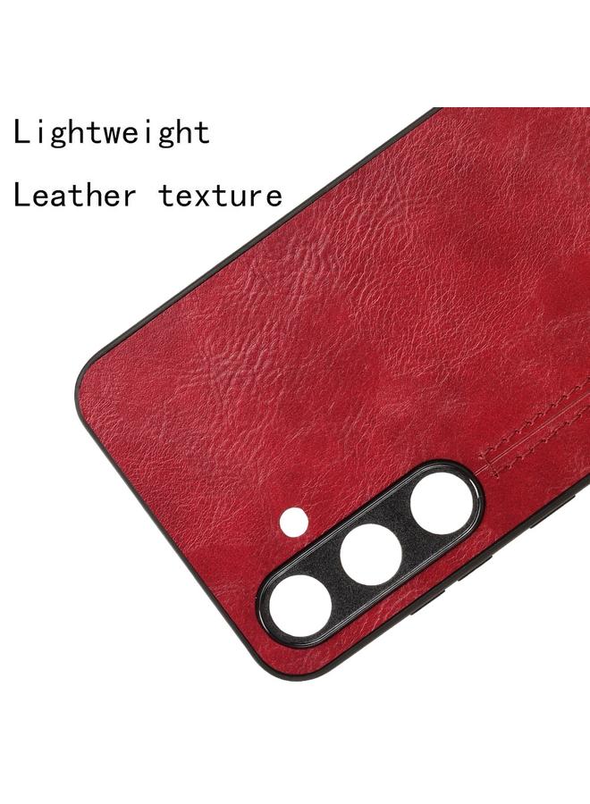 اس-توب جراب لهاتف Samsung Galaxy S24+ 5G، غطاء خلفي بخياطة بنمط بقرة - Image 5