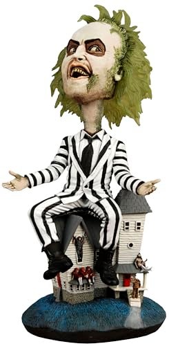 NECA Beetlejuice 1988 Head Knocker Beetlejuice Striped Suit - Image 1