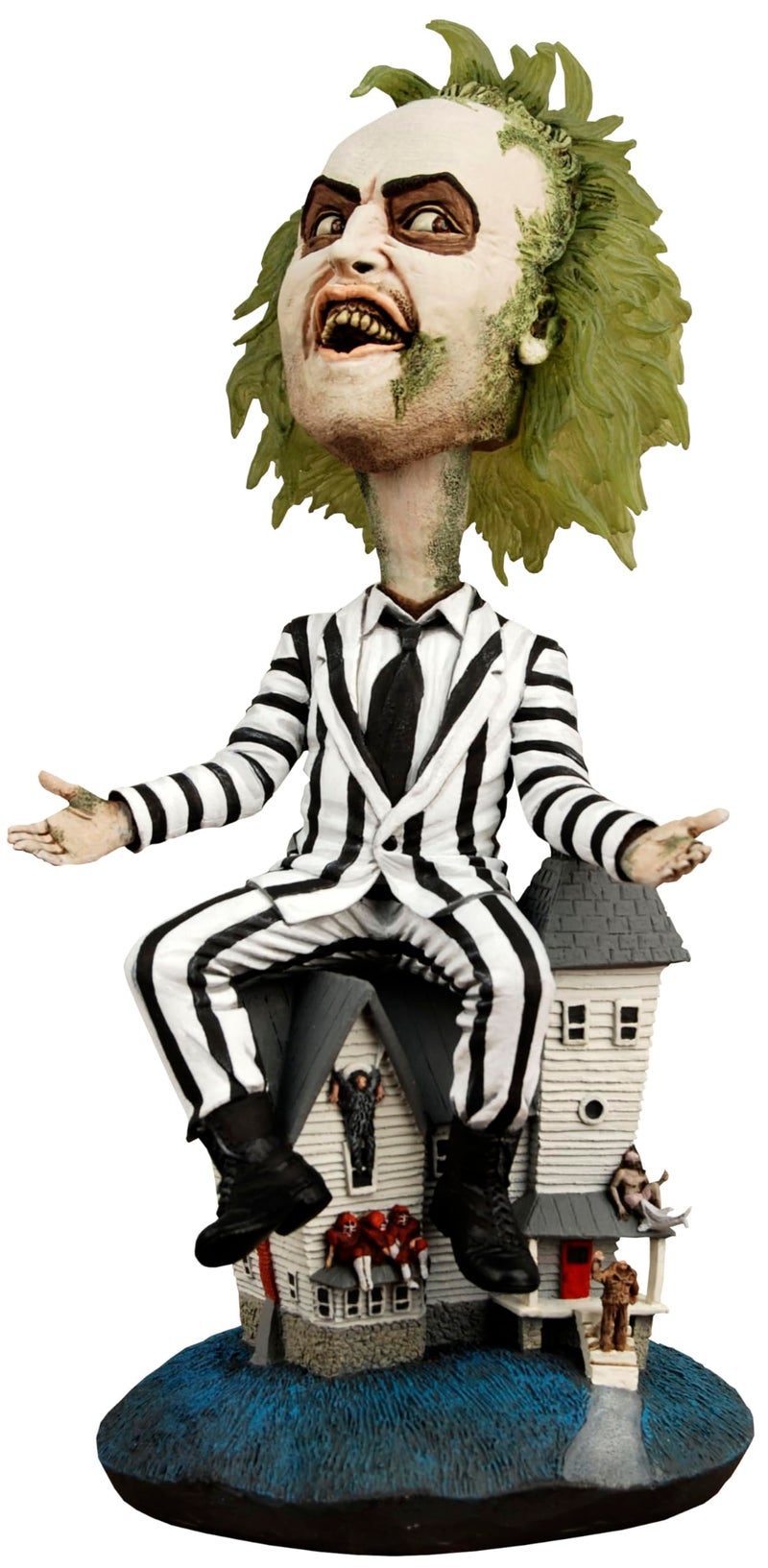NECA Beetlejuice 1988 Head Knocker Beetlejuice Striped Suit - Image 3