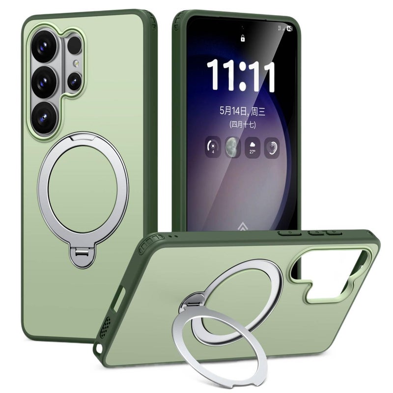 MagSafe Samsung Galaxy S26 Drop Protection PC Case for Samsung S26 Ultra Samsung S26 and Kickstand and Scratch Resistant in Black - Image 2