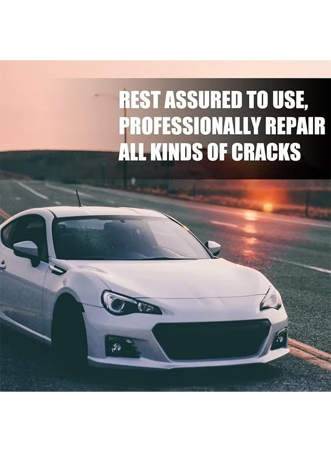 RAYHONG Windshield Crack Repalr for Glass Crack Repair Adhesive, 2025 Upgrade Windshield Repair Kit, Multifunctional Cracks Gone Glass Repair Fluid for Fixing Chips, Window Crack Repair Kit - Image 2