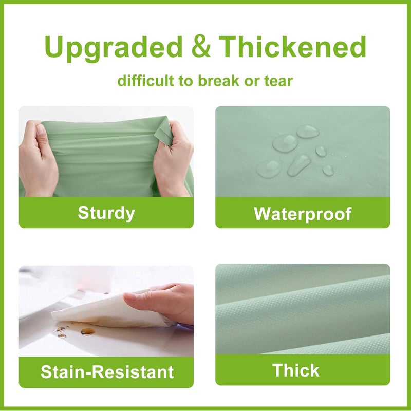 Oigco Sage Green Tablecloth - 3 Pack 54" Ã— 108" Rectangle Disposable Sage Green Table Cloth, Waterproof Plastic Table Cover for Party, Wedding, Holiday & Gathering Use - Image 5