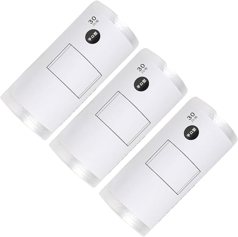 Thick White Small Garbage Bags 90 Count 3 Rolls Portable Home And Car Use - Image 1