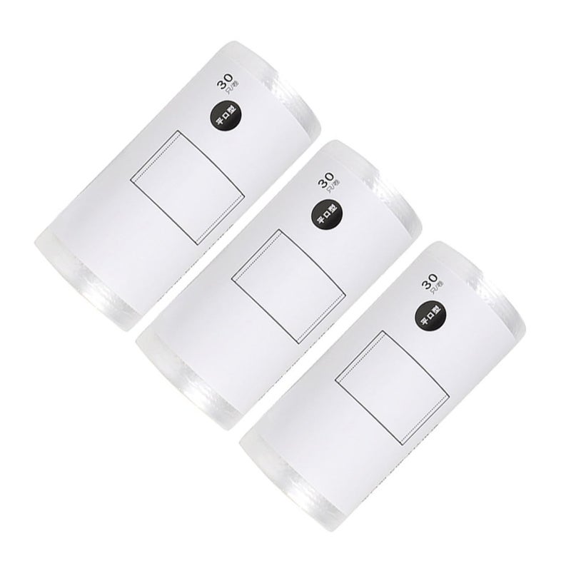 Thick White Small Garbage Bags 90 Count 3 Rolls Portable Home And Car Use - Image 2