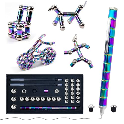 sicitu Fidget Pen Decompression Magnetic Pen Cool Fidget Toys for Stress and Anxiety Relief Sensory Toys Best Gifts for Teenage Boys Ideal Gift for 813 Years Old Novelty Gifts for Teen and Adults - Image 1