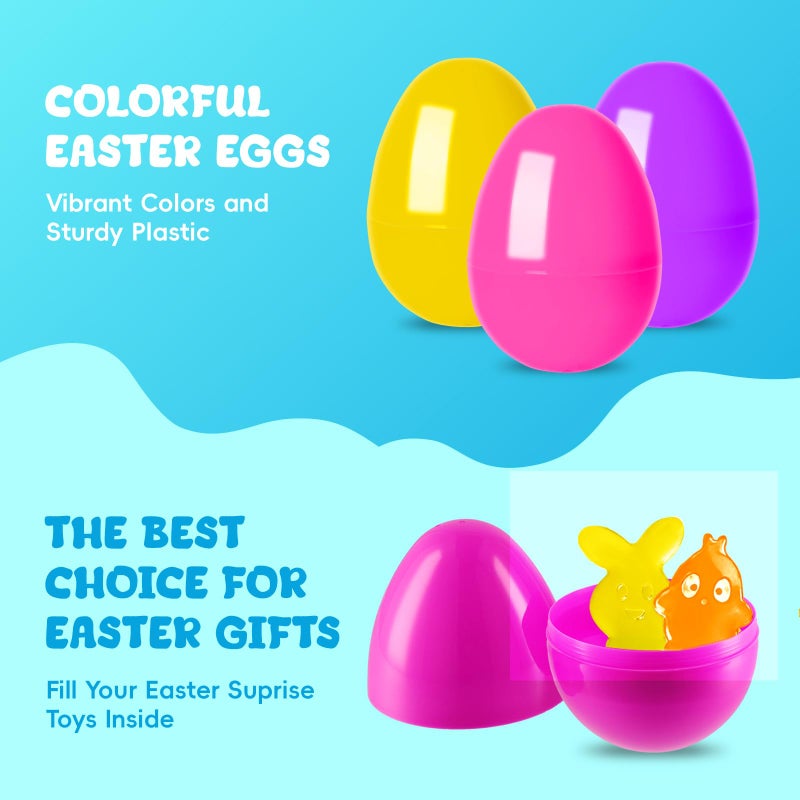 Garma 24 Pack Prefilled Easter Eggs with 48 Pcs Sticky Hands Toys for Kids - Plastic Easter Eggs with Sticky Hands Boys Girls Easter Basket Stuffers Fillers Party Favors Egg Hunt Classroom Prizes - Image 3