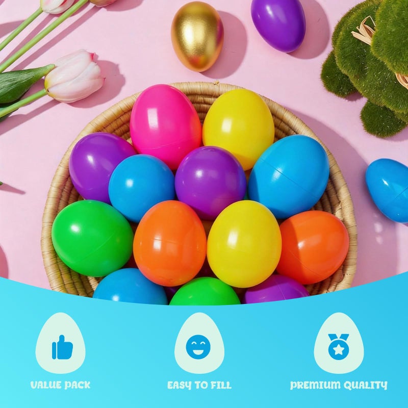 Garma 24 Pack Prefilled Easter Eggs with 48 Pcs Sticky Hands Toys for Kids - Plastic Easter Eggs with Sticky Hands Boys Girls Easter Basket Stuffers Fillers Party Favors Egg Hunt Classroom Prizes - Image 4