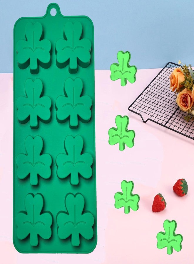 Apiocmy 3Pcs Shamrock Silicone Mold - Shamrock Candy Mold, Food-Grade Flexible Non-Stick Molds for Chocolate, Candies, Ice Cubes & DIY Crafts - Image 5