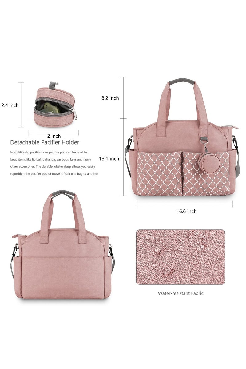 كي واي دي حقيبة حفاظات متعددة الوظائف مع لوحة تغيير مدمجة -حقيبة أطفال متنقلة مع شريط قابل للضبط وتخزين كبير - Image 5