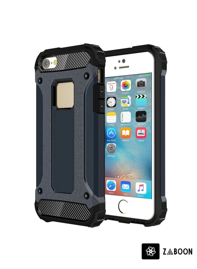 Zaboon Tough Armor TPU + PC Combination Case Protective Case Cover For iPhone iPhone SE & 5 & 5s - Image 2