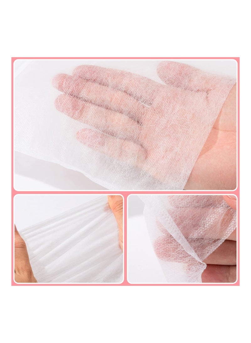 KASTWAVE Makeup Protector Hood, 100PCS Makeup Protector Hood, Non-woven Disposable Cosmetic Mask, Beauty Makeup & Clothing Protector, Protects Hair While Getting Dressed Makeup Face Cover for Changing Room - Image 5