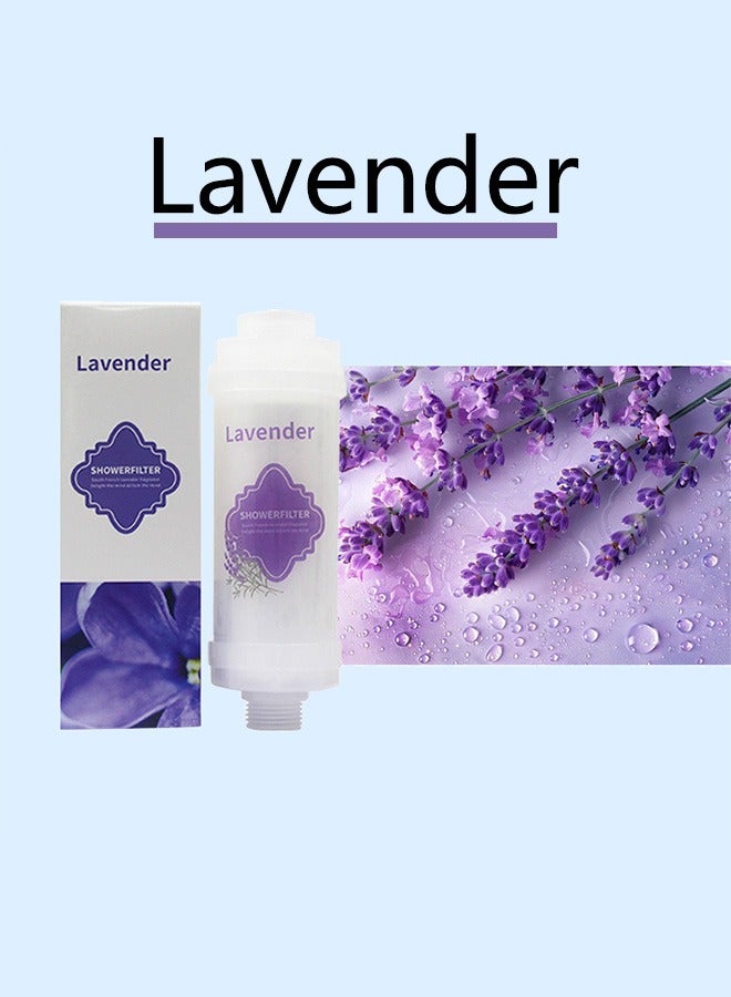 Vitamin Scented Beads shower Fliter, Anti Hair Loss, Prevents Dry Skin, Chlorine Removal, Rust Removal, Relaxing Aromatherapy, Non-Toxic (Lavender scent),100g  - Image 1