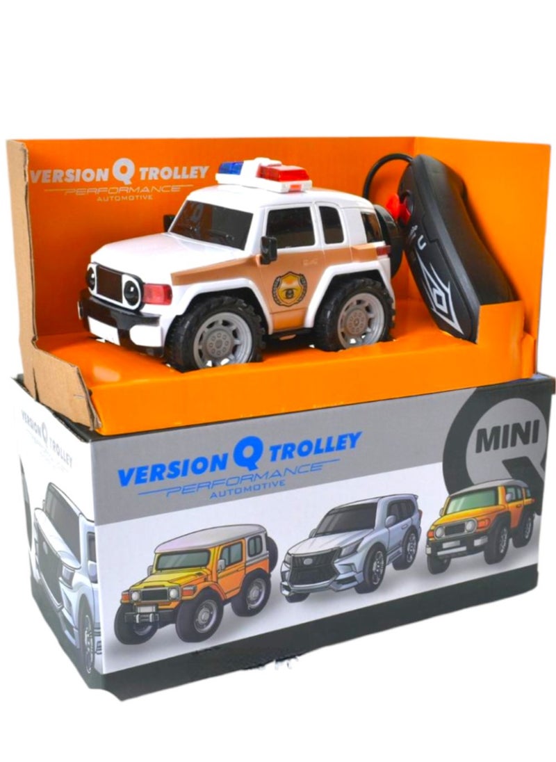 Rally Remote Control Police Model Car Toy Vehicle Playset  - Image 1