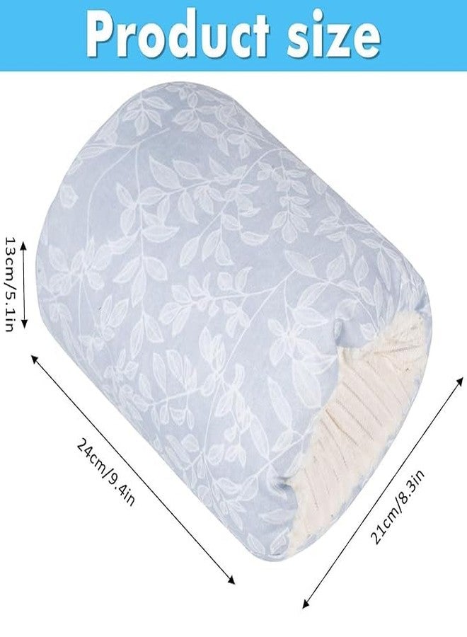 Aspeona 1Pc Baby Nursing Arm Breastfeeding Pillow Soft Cotton Bottle Feeding Pillows for Newborn(Grey Leaflet) - Image 3