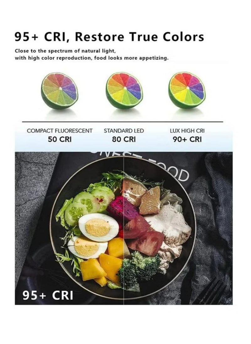 Generic W140 RGB Video Light, Portable LED Camera Light Panel 0-360 Full Color, CRI95+ 2500K-9000K Dimmable 20 Lighting Effects, 3100mAH Rechargeable LED Lighting for Photography, Video Conference, TikTok  - Image 4