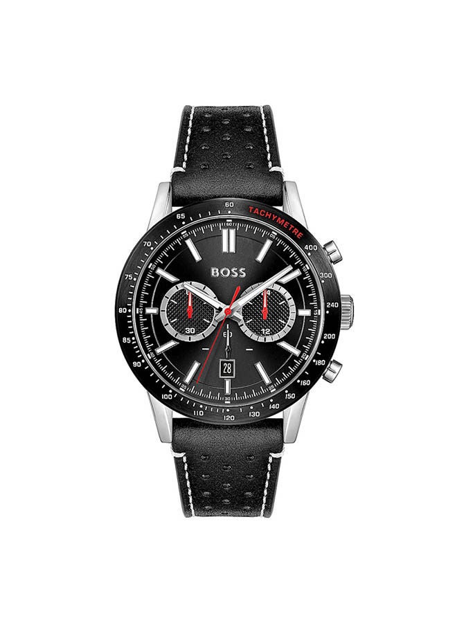 هوجو بوس ساعة يد من جلد كرونوغراف HB151.3920 - Image 1