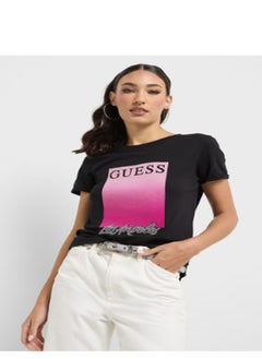 GUESS Crew Neck Graphic T-Shirt  - Image 1