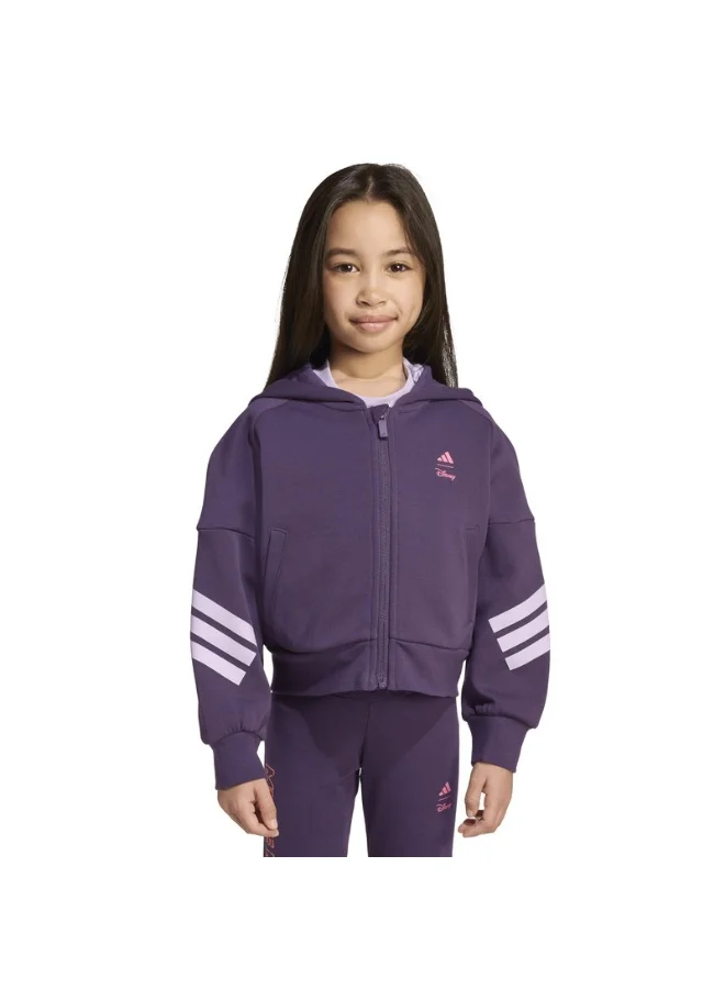 adidas Adidas Lg Dy Mi Tt Purple Hooded Track Top Track Tops For Kids