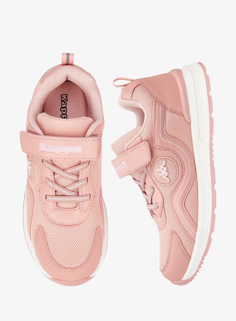 Kappa Girls' Panelled Sports Shoes with Hook and Loop Closure - Image 5