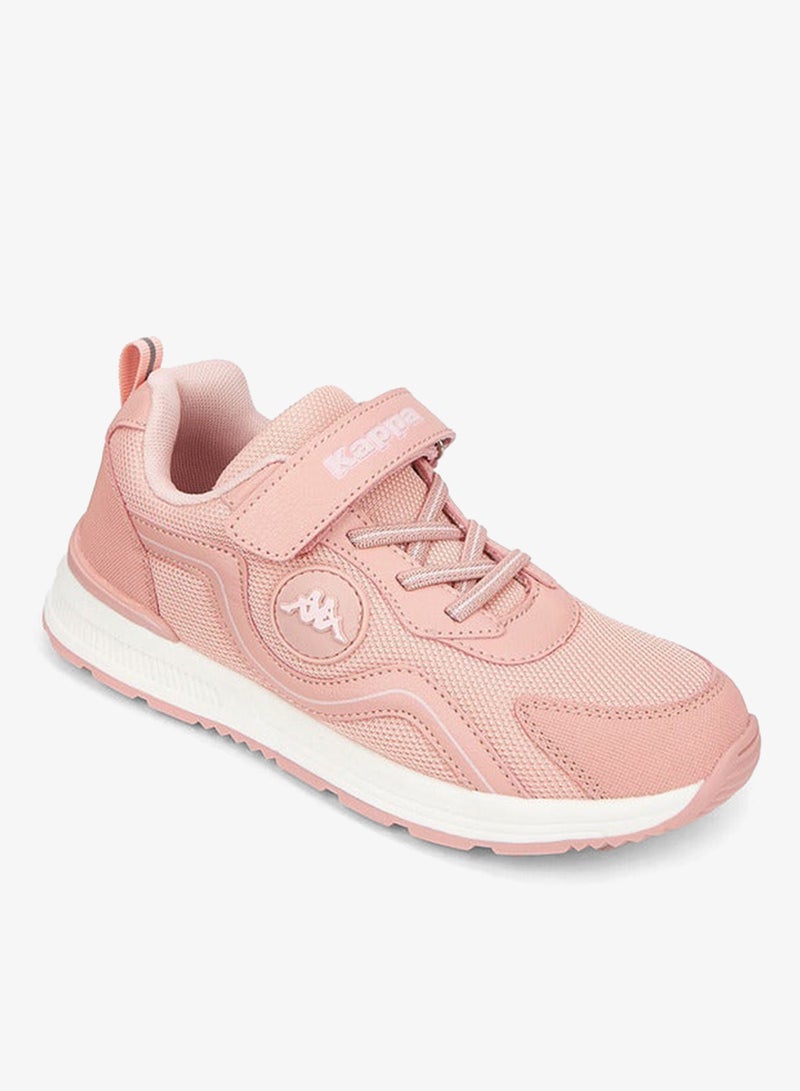 Kappa Girls' Panelled Sports Shoes with Hook and Loop Closure - Image 2