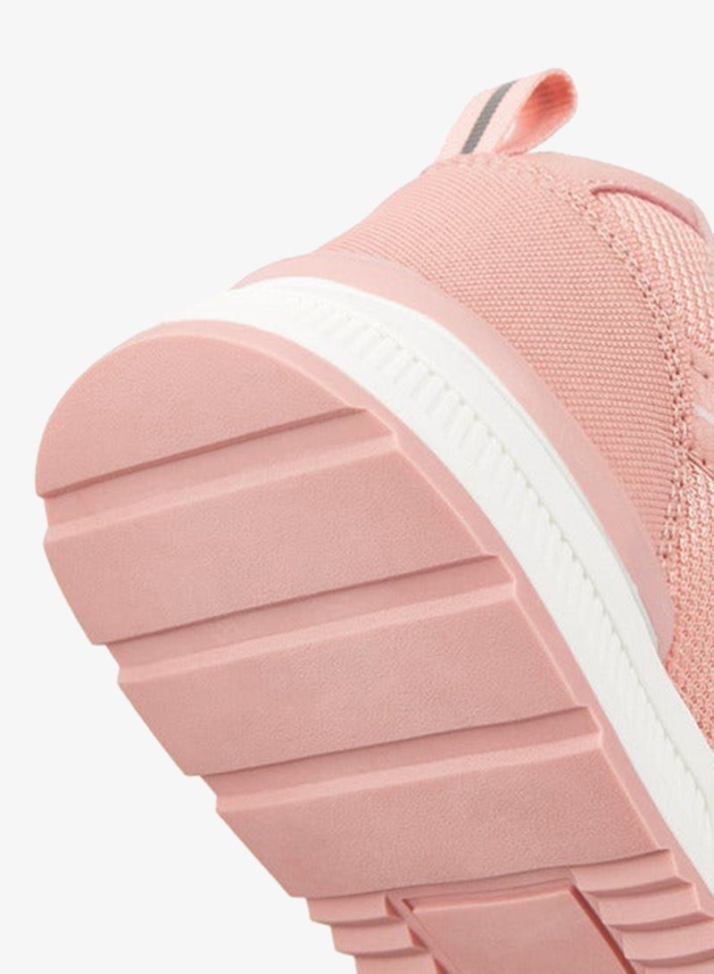 Kappa Girls' Panelled Sports Shoes with Hook and Loop Closure - Image 3