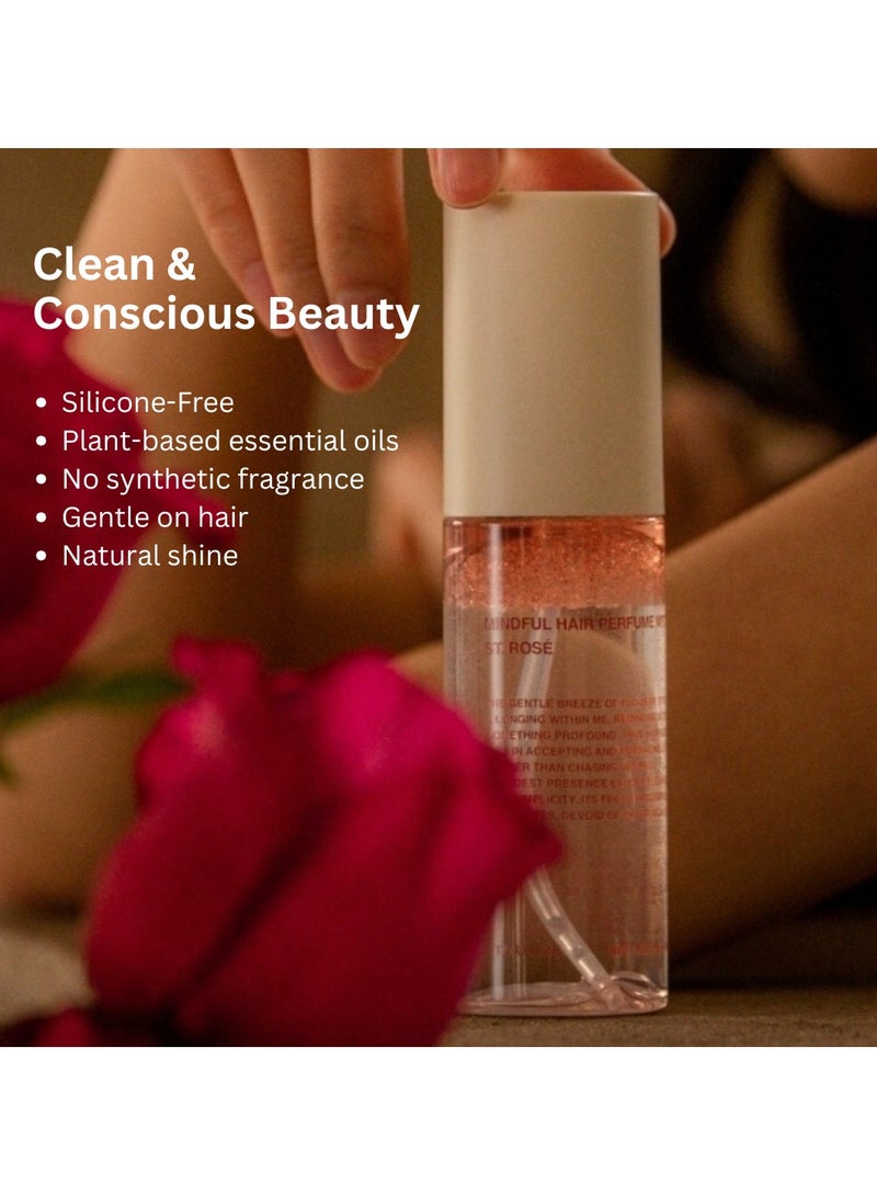 TOUN28 Damask Rose Hair Perfume Mist, Long-Lasting Floral Scent with 8 Nourishing Oils for Shine & Hydration, Silicone-Free, Non-Sticky, Korean Hair Care for All Hair Types, 50ml - Image 3
