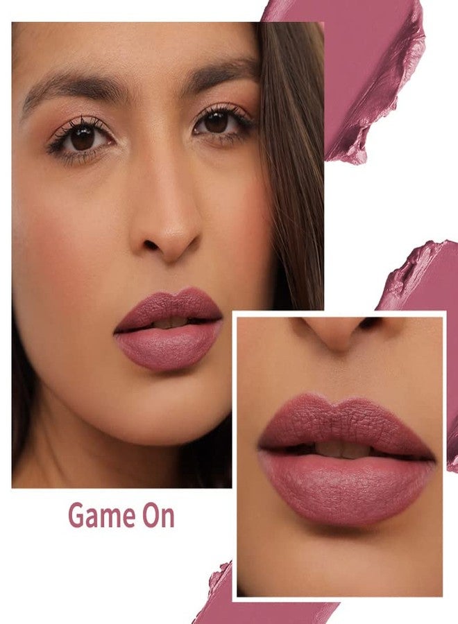 Nykaa أحمر شفاه مات كريمي من نايكا كوزمتيكس - لون شفاه طويل الأمد للنساء - أحمر شفاه خفيف الوزن بملمس مخملي - جاهز للعبة - 0.1 أونصة - Image 5