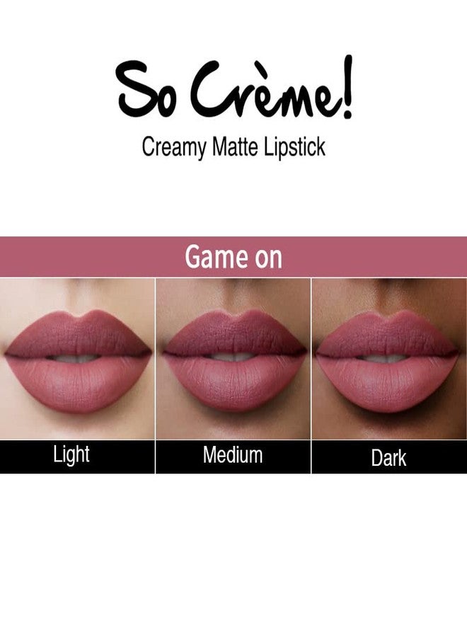 Nykaa أحمر شفاه مات كريمي من نايكا كوزمتيكس - لون شفاه طويل الأمد للنساء - أحمر شفاه خفيف الوزن بملمس مخملي - جاهز للعبة - 0.1 أونصة - Image 4