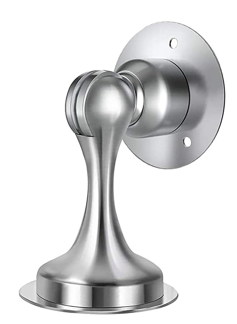 Excefore Door Stopper Magnetic Door Stop Stainless Steel Magnetic Door Holder with 3M Double Sided Adhesive Tape for No Drilling Screws for Stronger Mount Door 2 Pack - Image 1