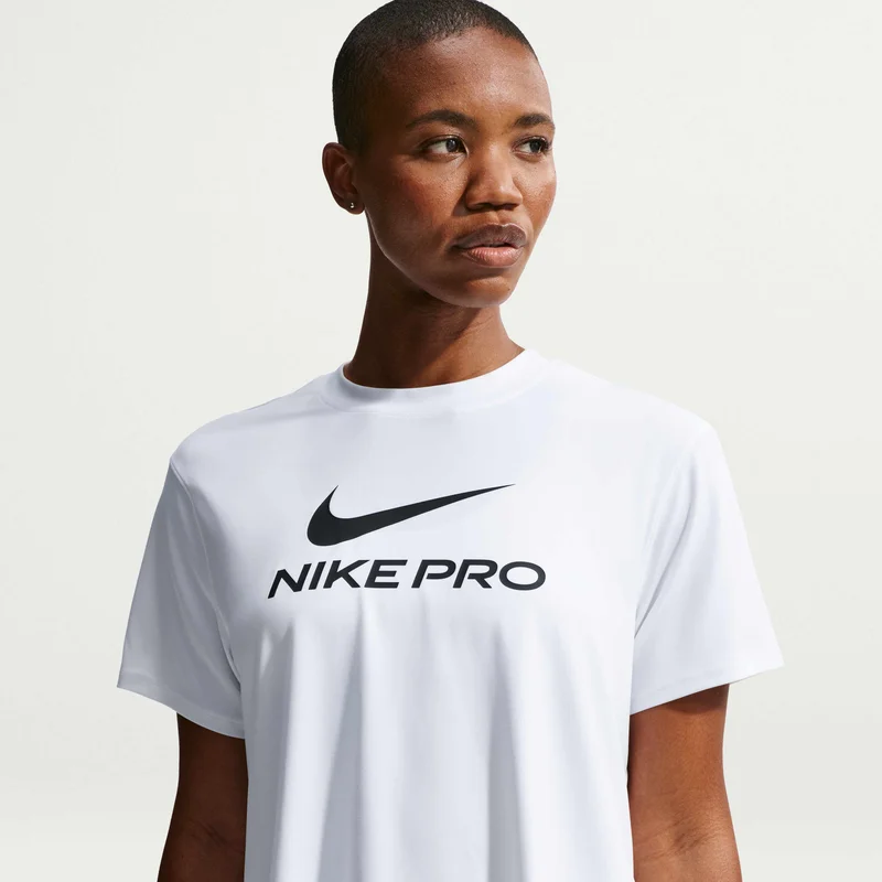 Nike White Women's Pro T-Shirt for Women | Best Price UAE