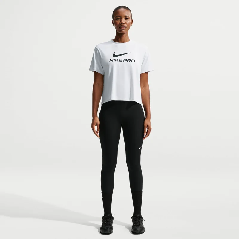 Nike White Women's Pro T-Shirt for Women | Best Price UAE