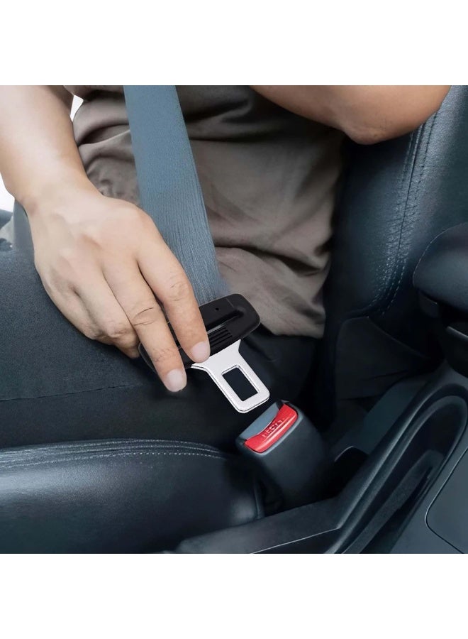 LEBOCADO 4pcs Car Seat Belt Clips, Seat Belt Insert Metal Tongue, Car Seat Belt Clip Extender Adapter for Additional Length Simple Plug and Use Design - Image 5