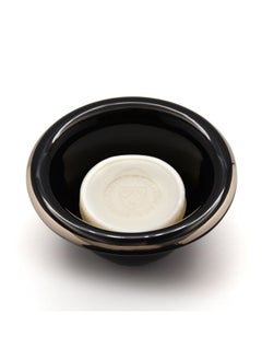 Edwin Jagger RN116 Porcelain Shaving Bowl for Men for Shaving Soap or Shaving Cream (Black)  - Image 4