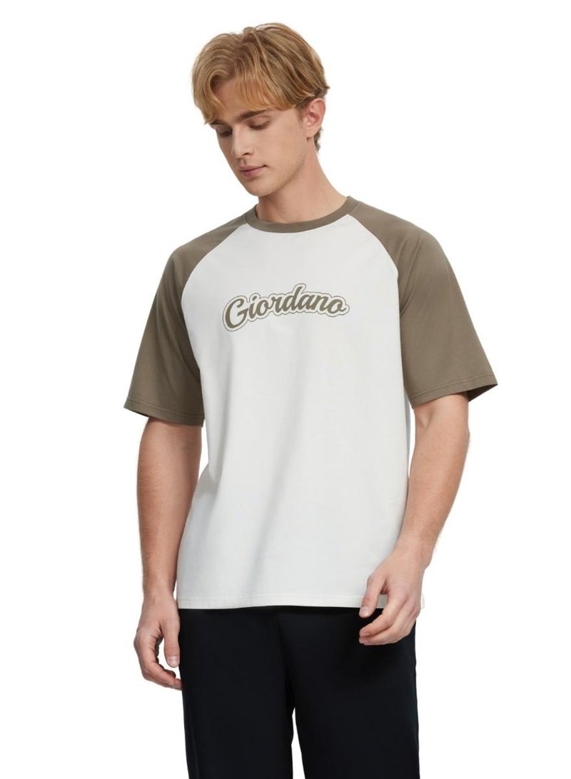 جيوردانو تيشيرت رجالي بطبعة مميزة - متعدد الألوان - Image 1