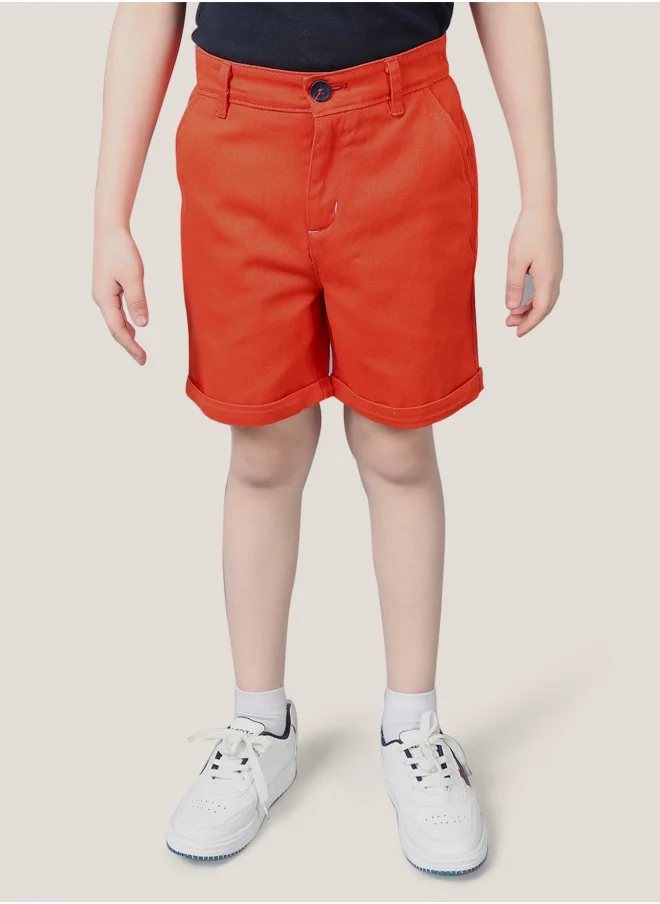 ون فرايدي One Friday Kids Boys Red Cotton Shorts