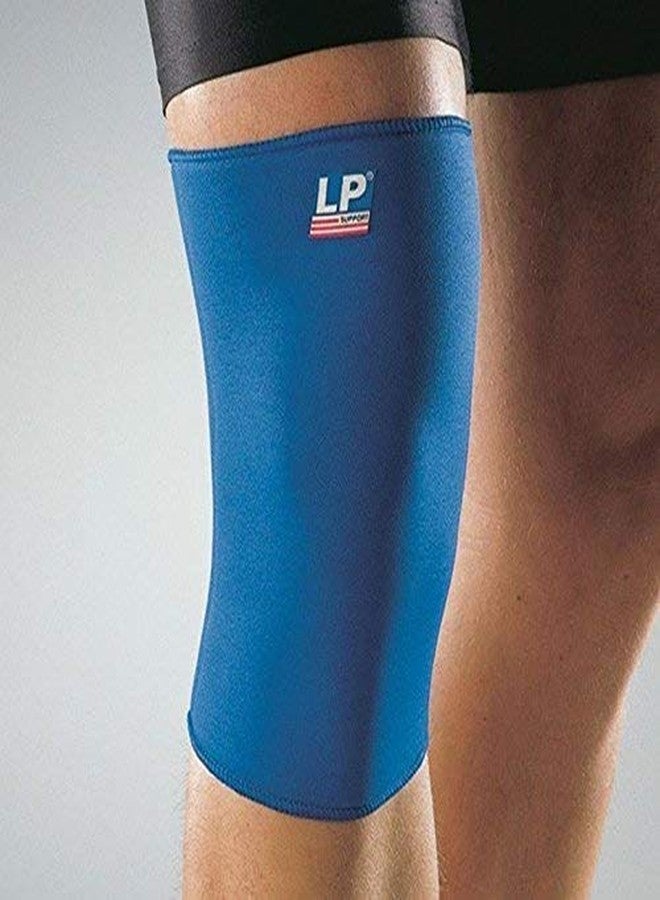 LP Knee Support (Closed Patella) 706 Provides Comfortable Pressure (MEDIUM (35.6~38.1 cm), Blue) - Image 2