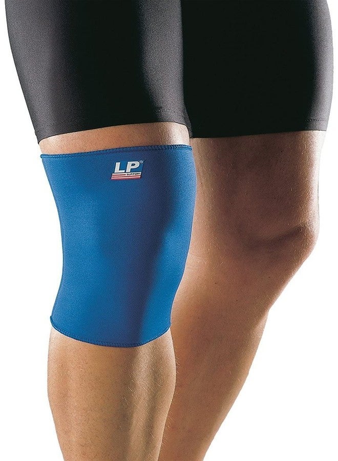 LP Knee Support (Closed Patella) 706 Provides Comfortable Pressure (MEDIUM (35.6~38.1 cm), Blue) - Image 1