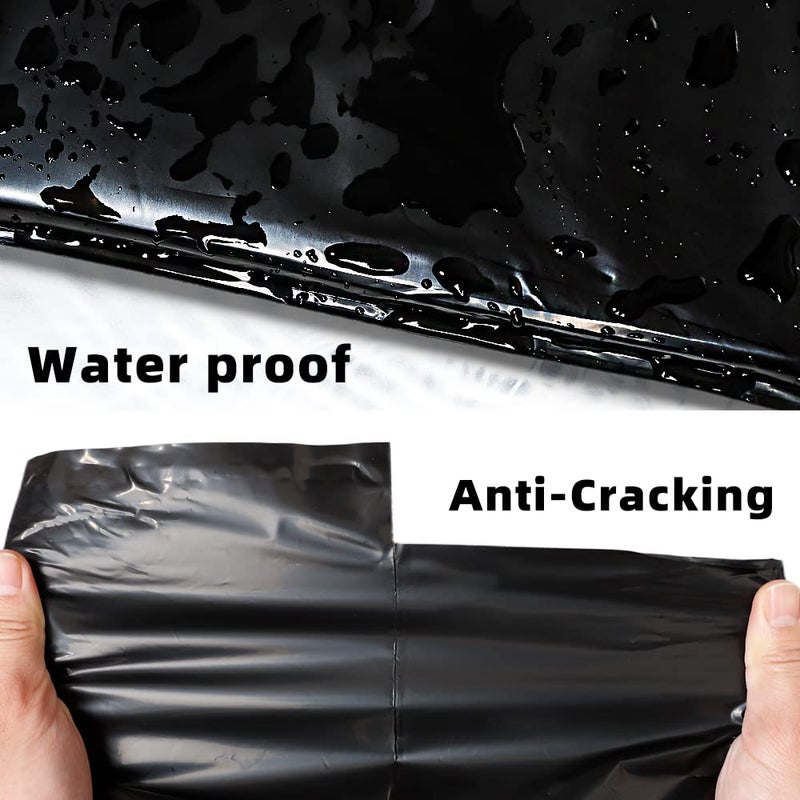 POLYSELLS 100 pcs 12x15.5 Inches Black Poly Mailers Shipping Envelopes, Strong Adhesive Sealing, Waterproof, and Tear-resistant Postal Mailing Bags for Clothing, Books, and Accessories - Image 4