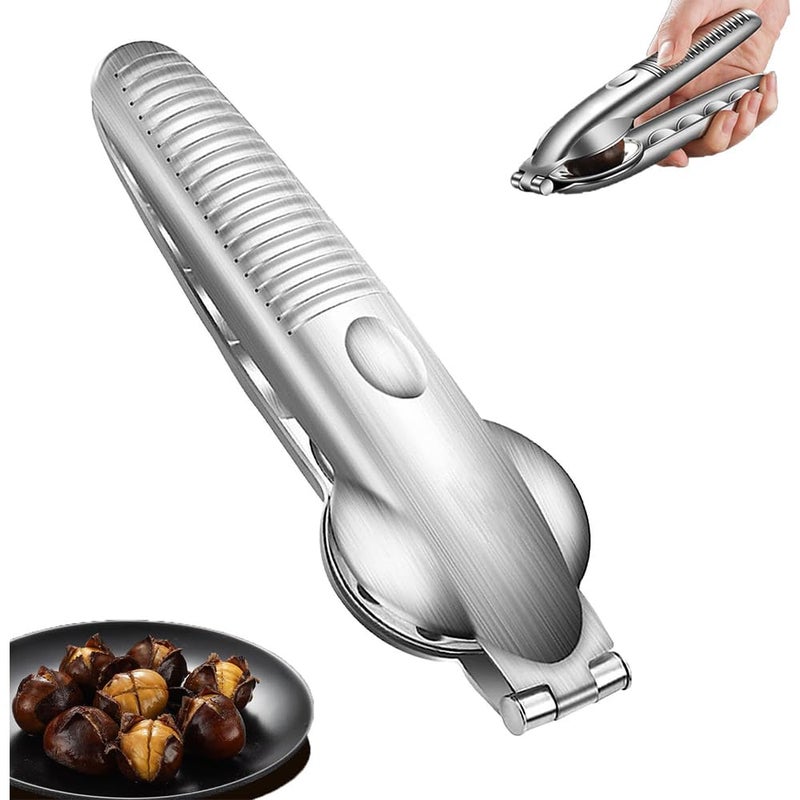 Stainless Steel Chestnut Opening Tool – Nut Cracker, Effortless, for Chestnuts, Scorer