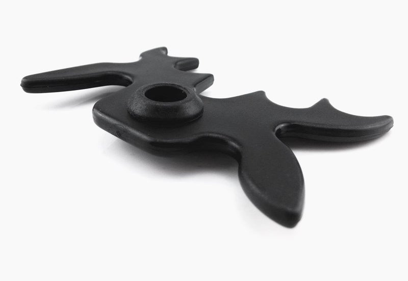 Honbay 2pcs Black Plastic Moosehead Pool Billiard Cue Bridge Head - Image 4