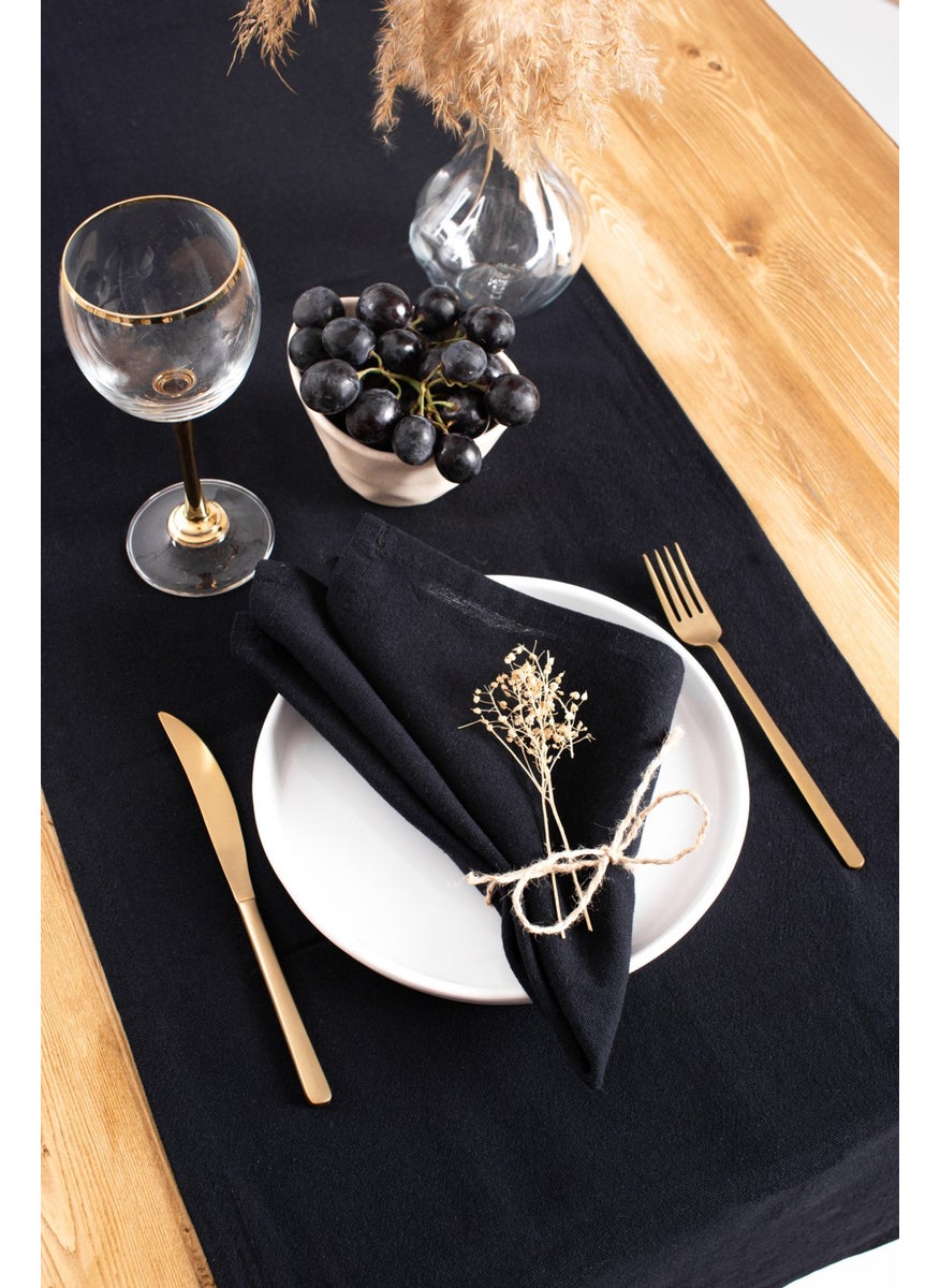 Wellstil 6 Pack Premium Linen Black Napkins 40 x 40 - pzsku/Z41BE1708A7E37BBAB79FZ/45/_/1725725583/6aa633f8-7a37-4db7-83a5-dc206c9c1d0a