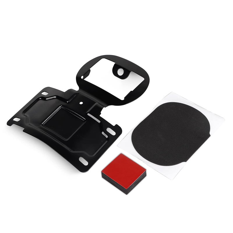 XMMT Black License Plate Relocation Mount for Harley Touring Electra Glide Road Glide 20142023