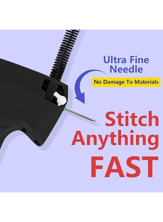 Sylqvxh Stitchy Quick Clothing Fixer,Fine Tagging Gun Kit for Clothing Fixer Mini Stitch Gun for Clothes Speedy Sticky Sewing Quilting Hemming Quick Tag Gun with 5 Needle, 500 White 500 Black Micro Fasteners - Image 3
