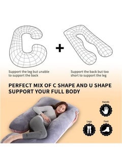 U-Shaped Pregnancy Pillow Full Body Maternity Support Pillow - pzsku/Z41BE2CCCC9F92BE74CEEZ/45/_/1728734658/ec54f438-db45-4c4a-9aac-20a847cce4cf