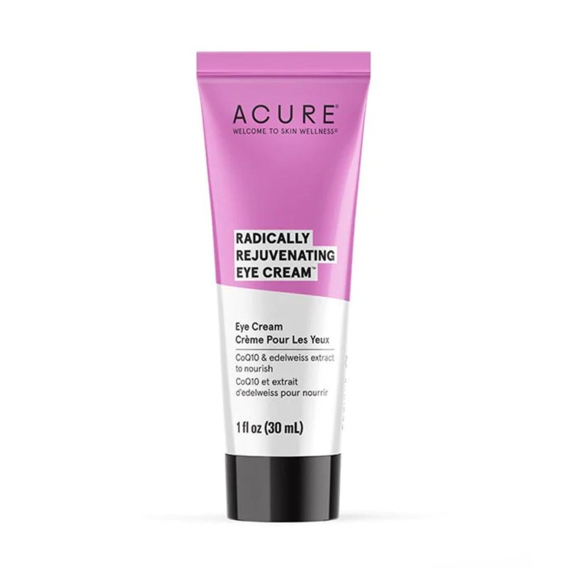 Acure Radically Rejuvenating Eye Cream - Under Eye Cream for Dark Circles & Wrinkles, Firming & Hydrating Treatment to Brighten, Anti Aging Moisturizer for Hydration with CoQ10-1 fl oz - Image 1