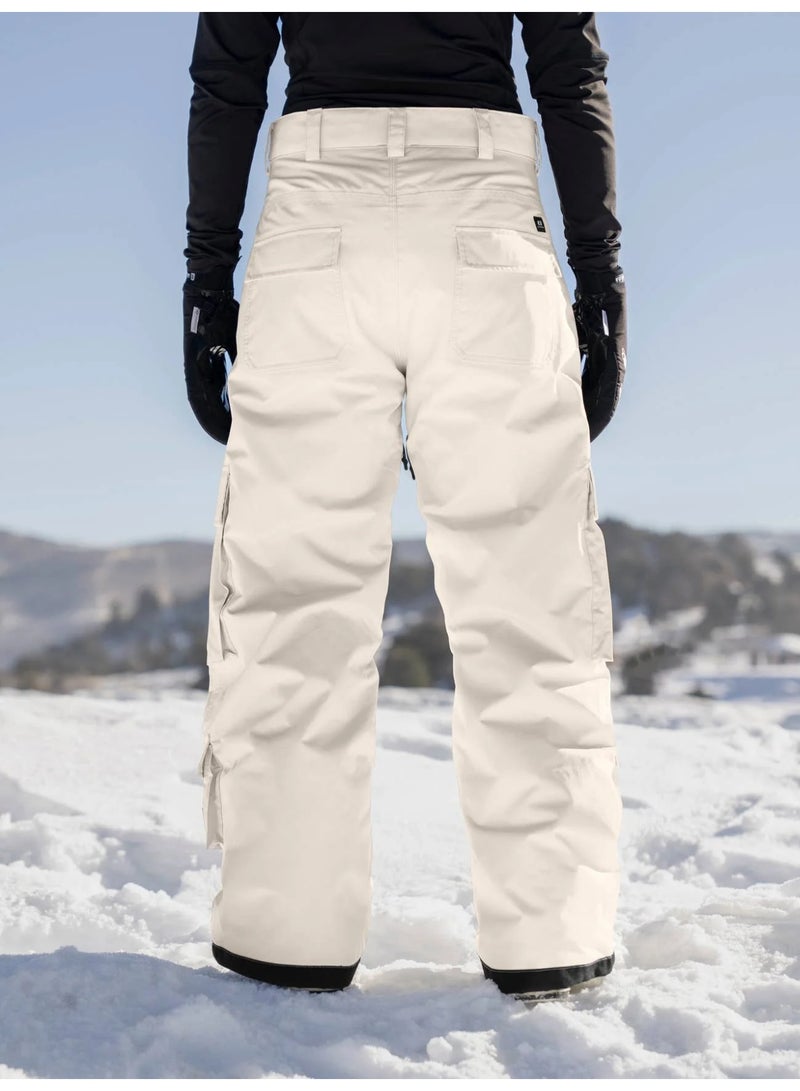 ARMADA Mula 2L Insulated Snow Pant-Cream - Image 3