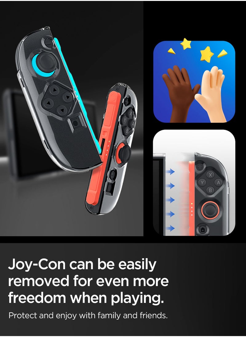 Spigen Air Fit Nintendo Switch 2 Case Cover (2025) Slim Design Clear Case with Detachable Joy-Con - Crystal Clear  - Image 3