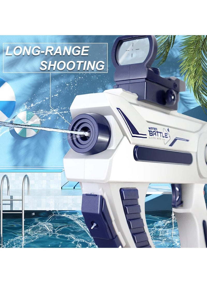 DubaiGallery Water Gun Toy for Kids,NIBEMINENT Electric Automatic High Pressure Strong Pool Toys Water Squirt,Cool Appearance Large Capacity Fast Shooting,Ideal Summer Gifts for Boys Girls Beach Swimming - Image 3