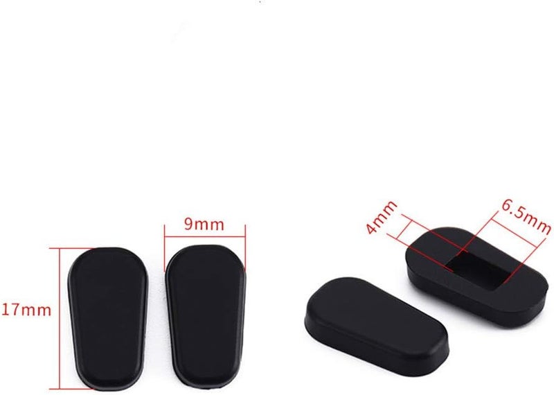 BEHLINE Nose Pads Covers,5 Pairs Slip-on Eyeglasses Nose Pads Covers,Soft Silicone Eye Glasses Nose Piece,Anti-Slip Nose Cushion Piece Nose Bridge Pads(Black) - Image 4