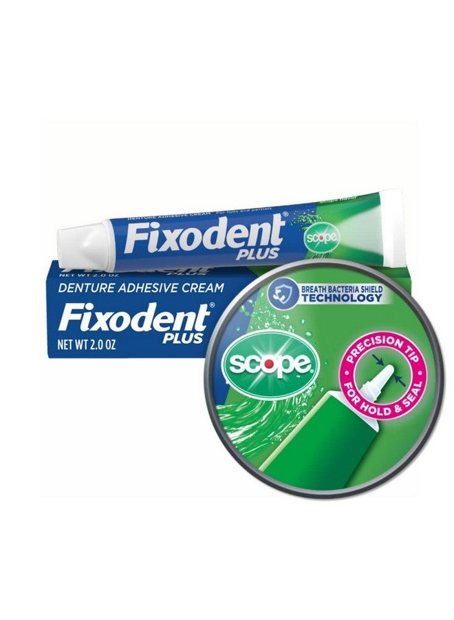 فكسودنت كريم فيكسودنت بلس سكوب لتثبيت وختم الأسنان بدقة، 2 أونصة (قد تختلف العبوة) - Image 1